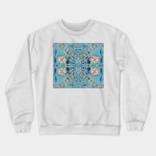 Fijian Tapa Cloth 27C by Hypersphere Crewneck Sweatshirt